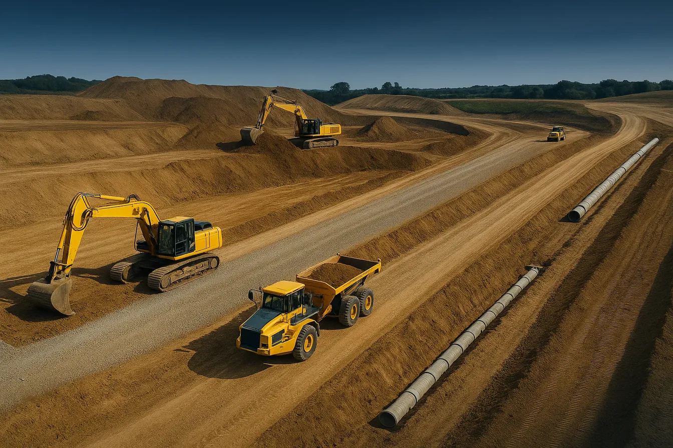 Civil construction site