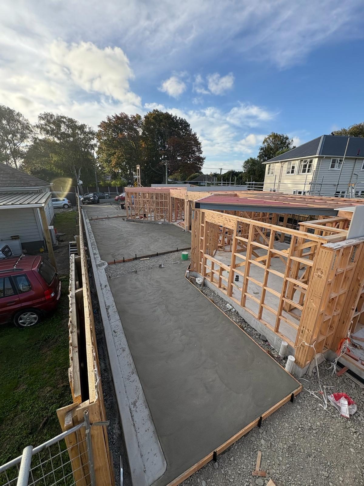 Raft foundation. 187 Aorangi Road