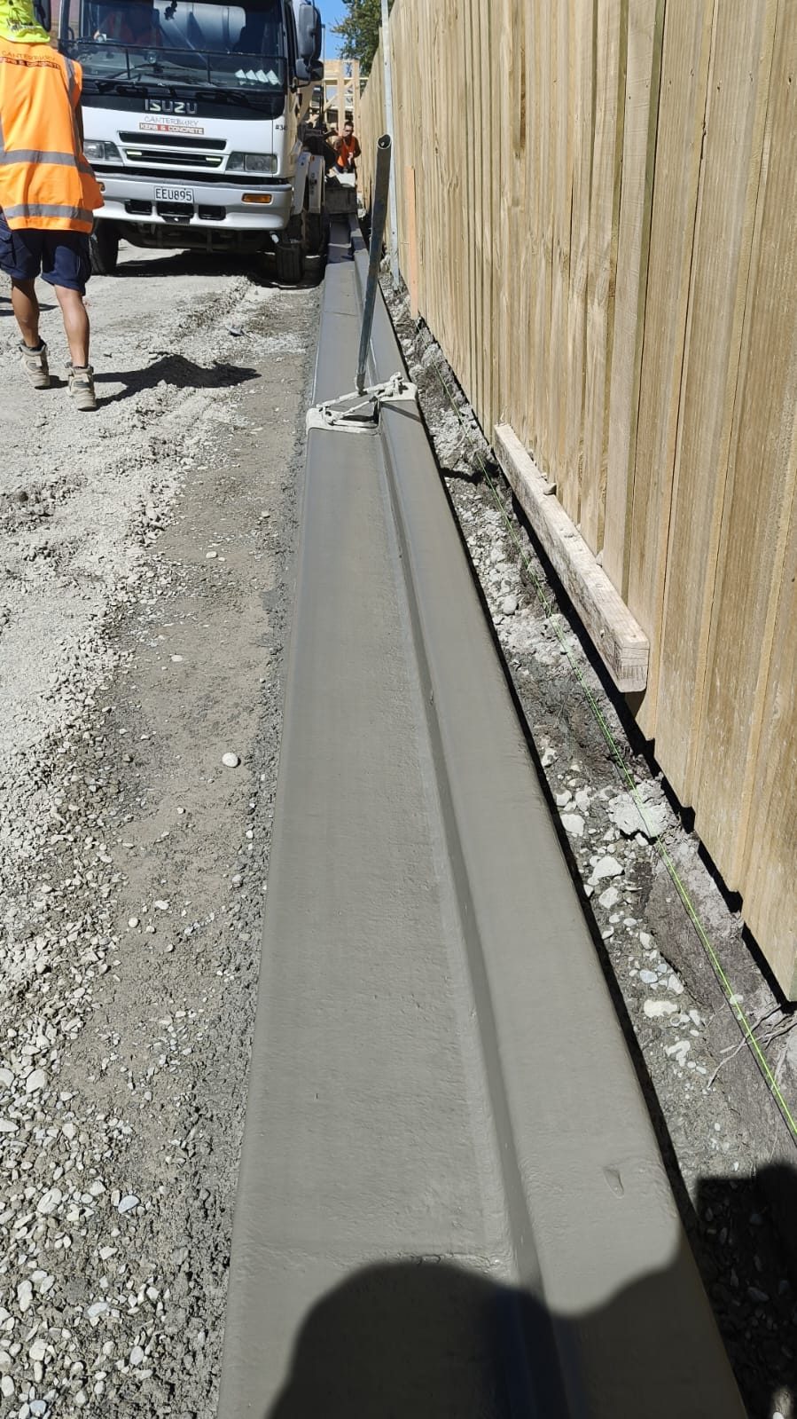 Kerb works. 187 Aorangi Road