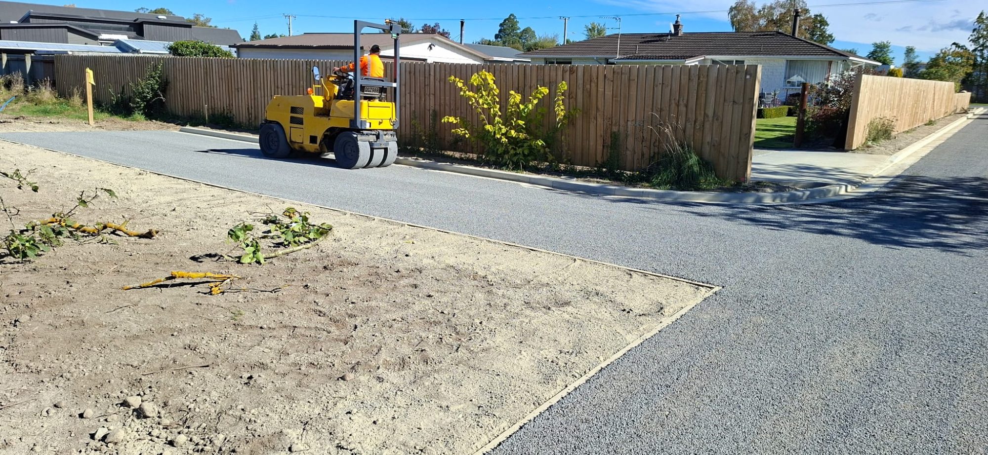 Surfacing and site works. 174 High Street
