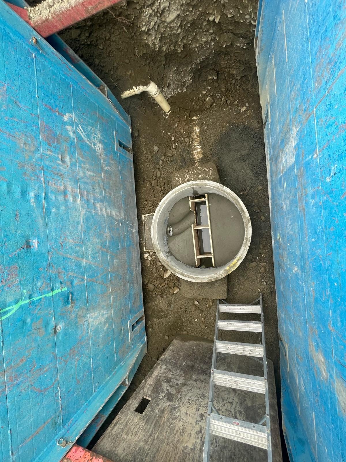 Manhole construction. 174 High Street
