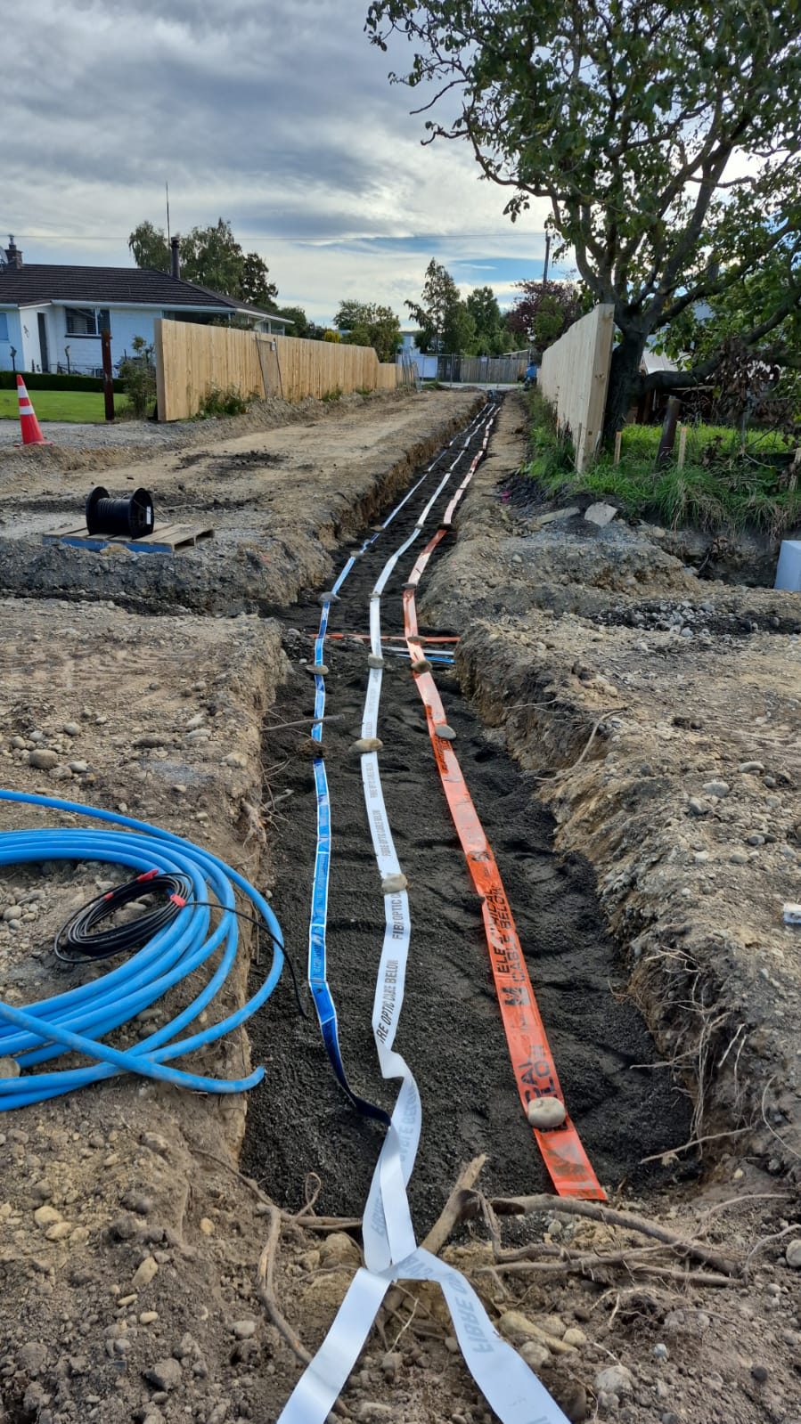 Services trench. 174 High Street