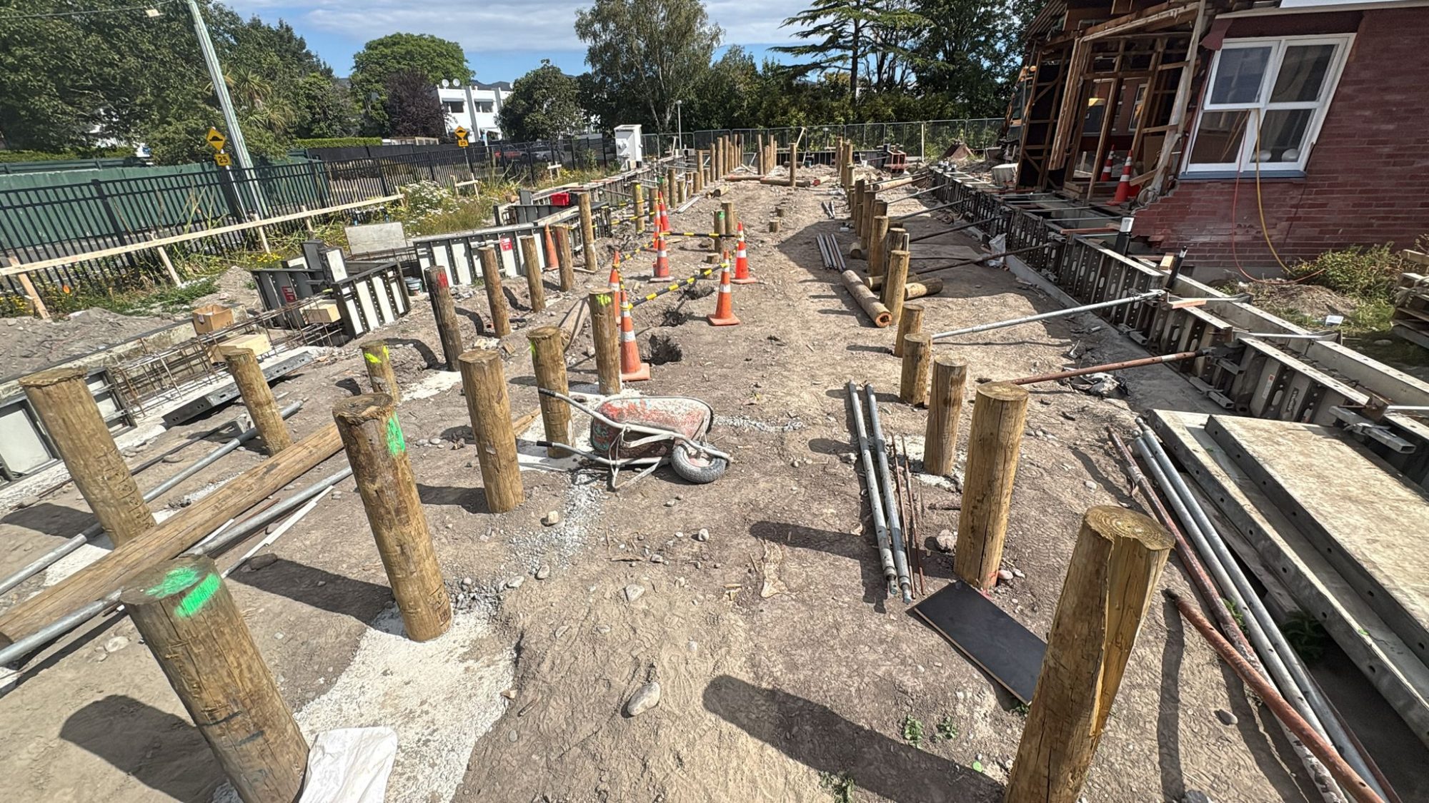 Foundation posts. Salvation Army